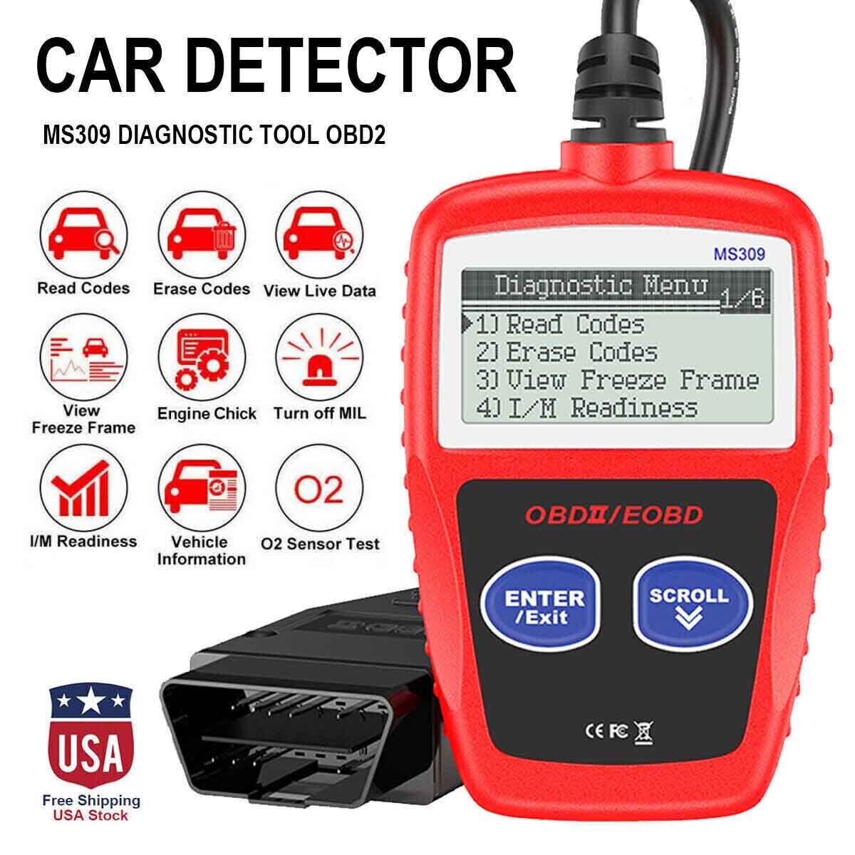 MaxiScan MS309 OBD2 Fault Code Reader Scanner OBDII Auto Diagnostic Tool