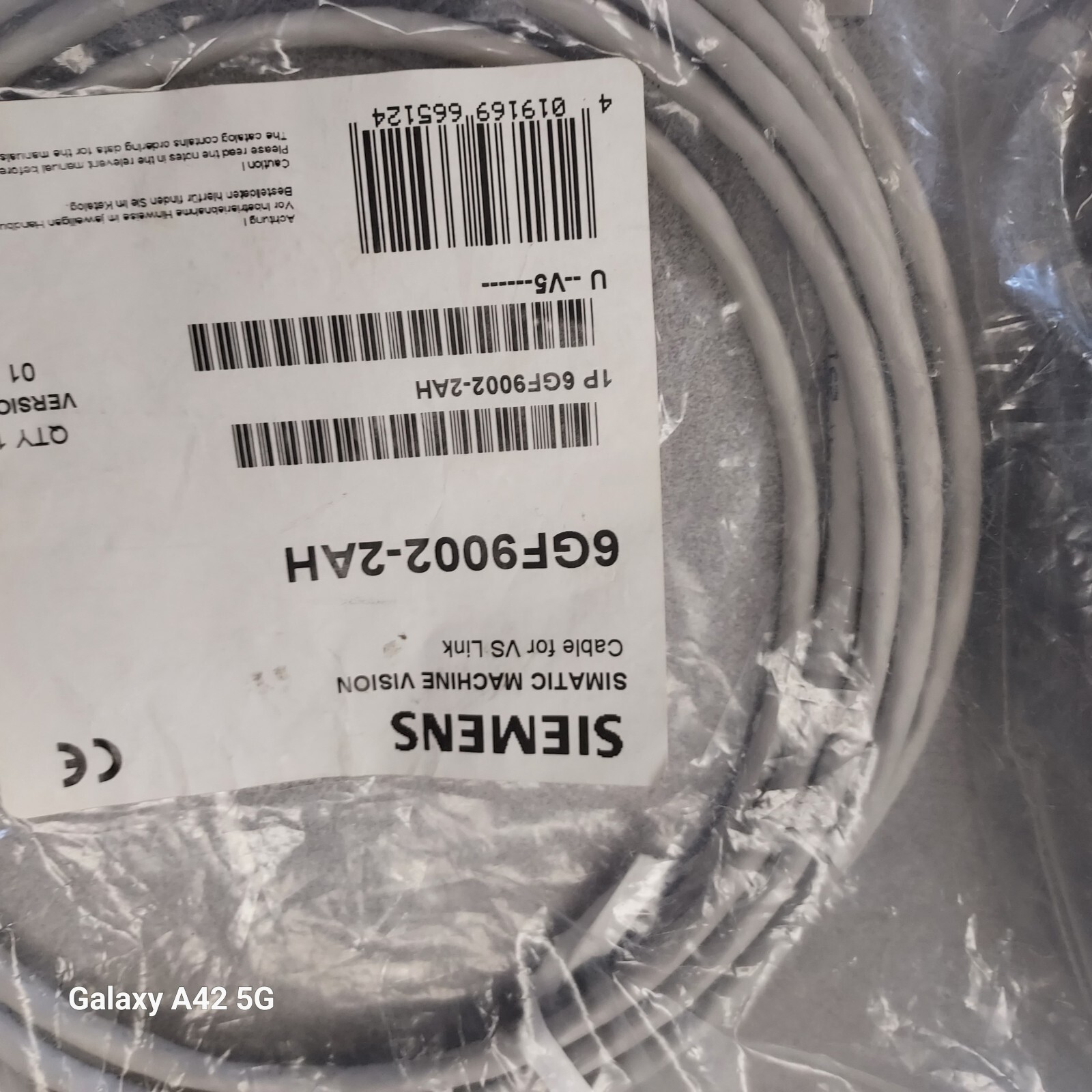 Siemens simatic VS-725 camera with software