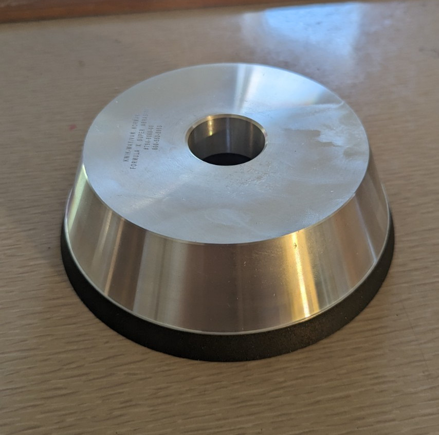 Six-Inch CBN Flywheel Grinding Wheel DCM  Winona Van Norman Peterson Van Norman