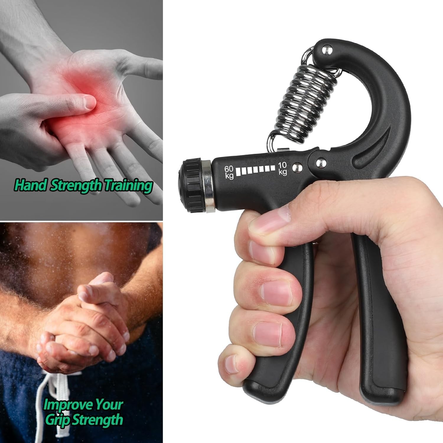 Lightweight & Portable Grip Strength Trainer - Ideal for Home or Office Workouts