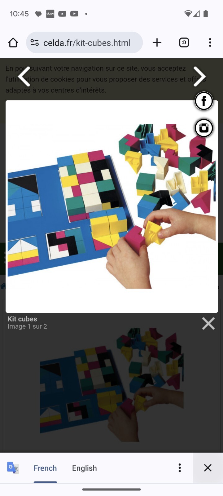 Occupational Asco Kit Cubes Occupational Therapy Developes Logic & Observation