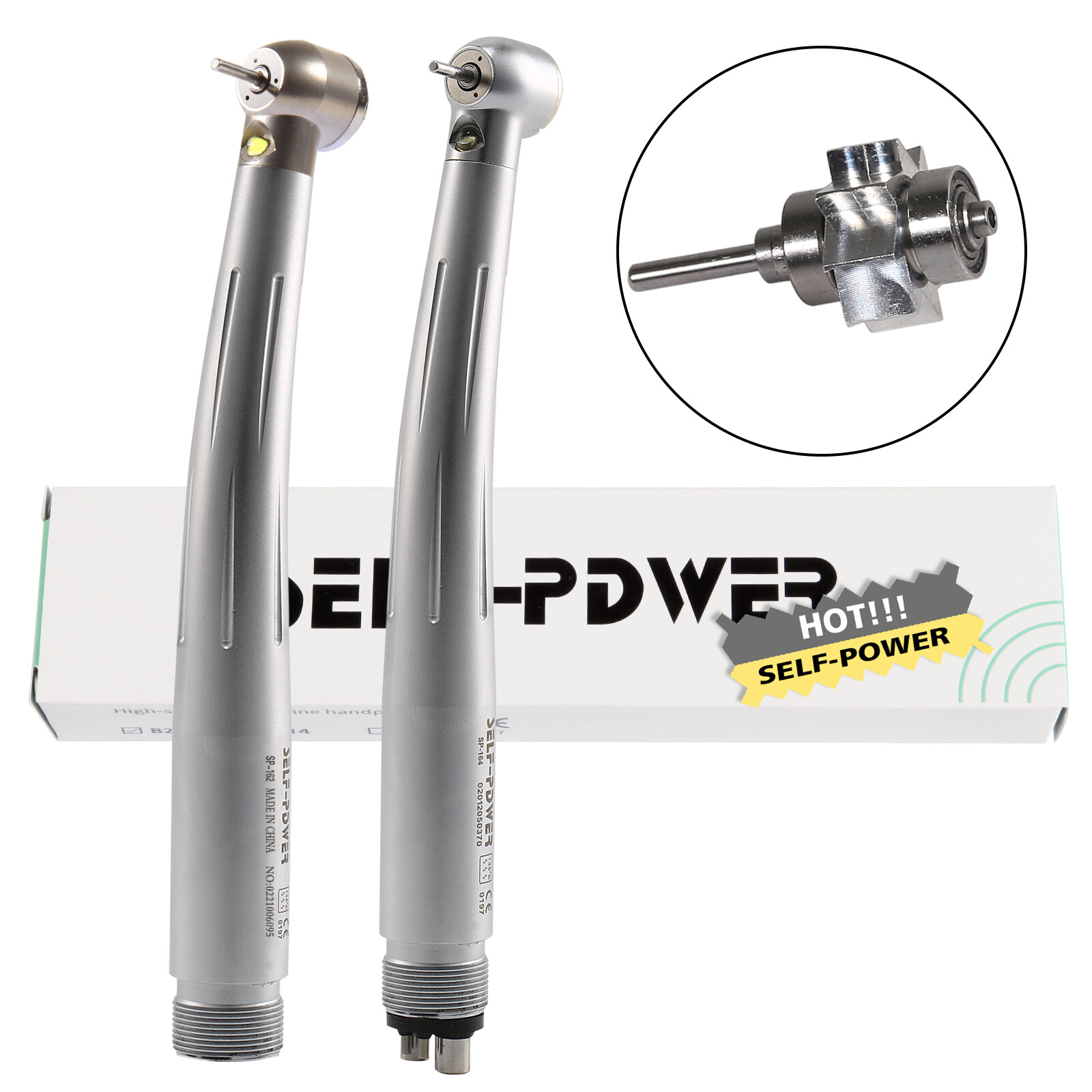 NSK Style Dental Fiber Optic LED E-generator high speed handpiece 4HOLE/2HOLE