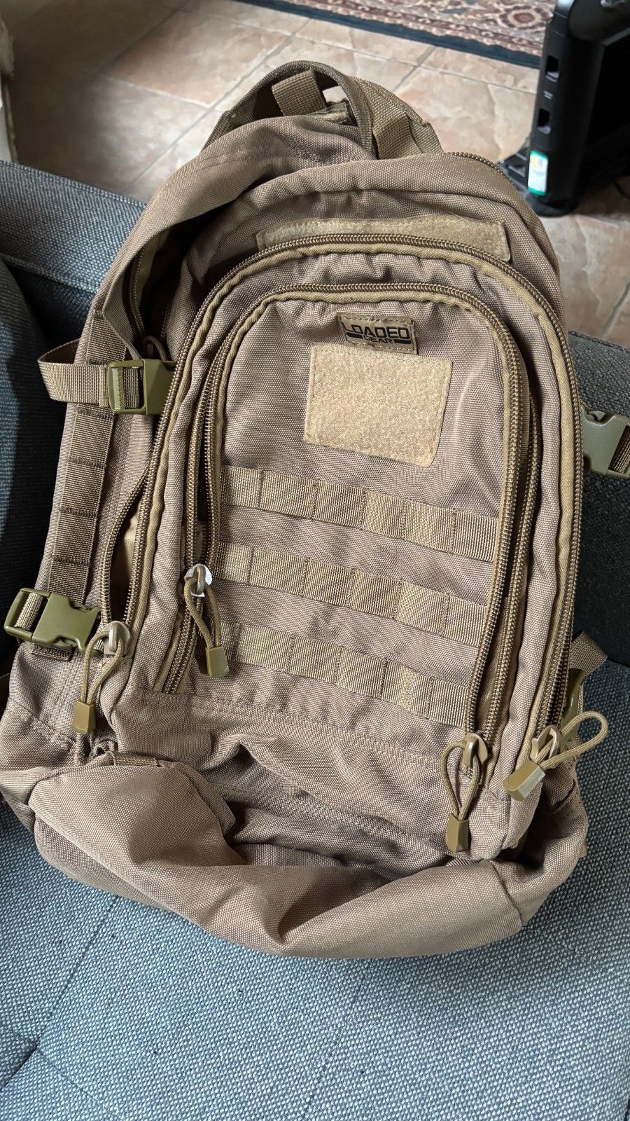 Loaded Gear Tan Khaki Desert Utility Backpack | Excellent Bag