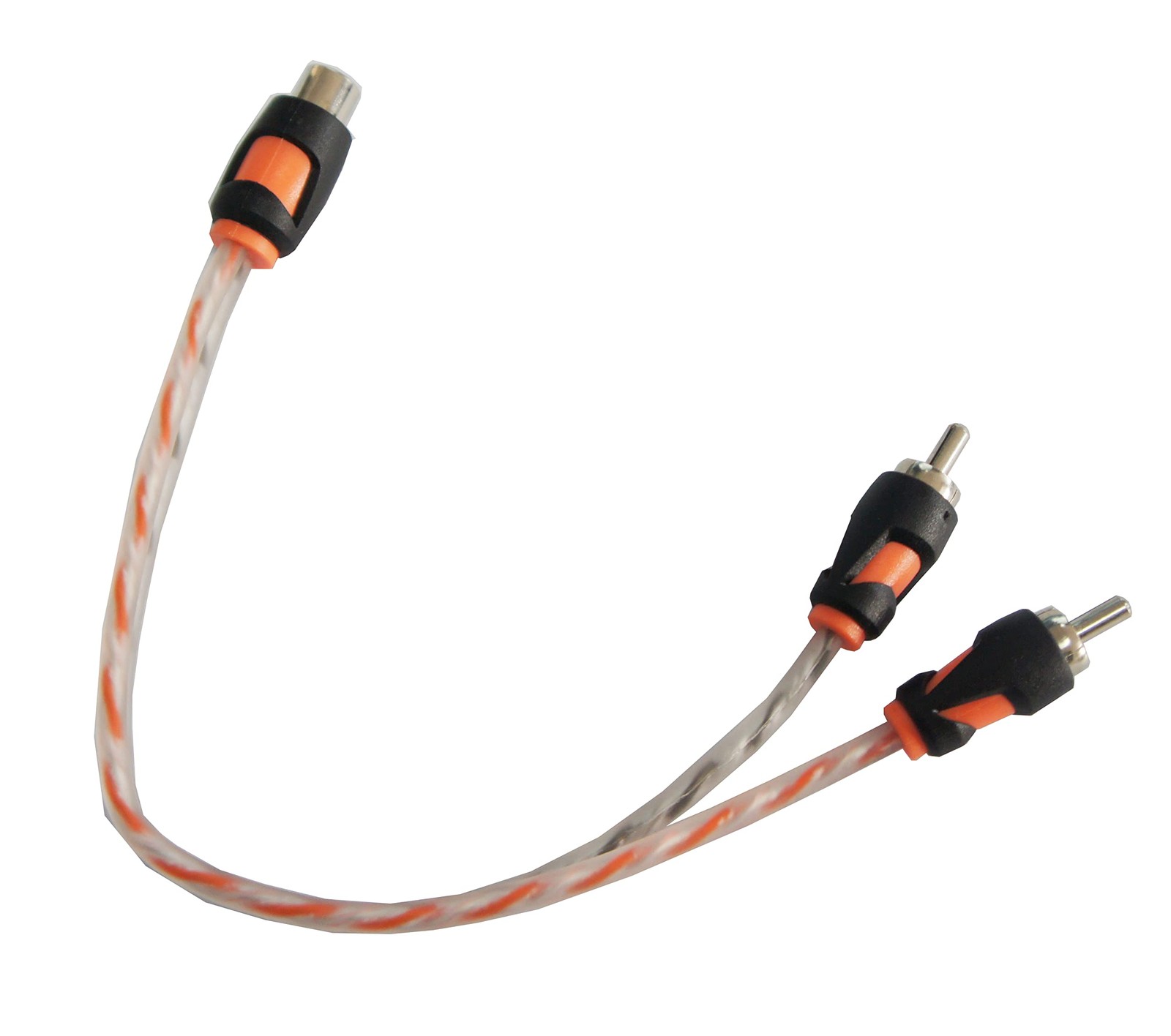 RD RCA Y Splitter Audio Cable Connection, OFC Oxygen Free Copper, Tinned 1F2M