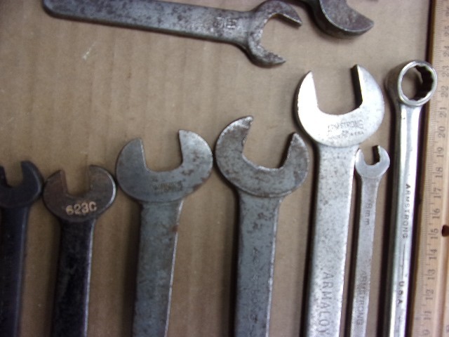 vintage Armstrong tool wrench lot