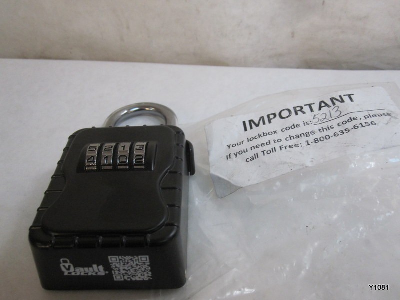 Vault Locks 3200 Combination Key Lock Box With Shackle Realtors and Homeowners