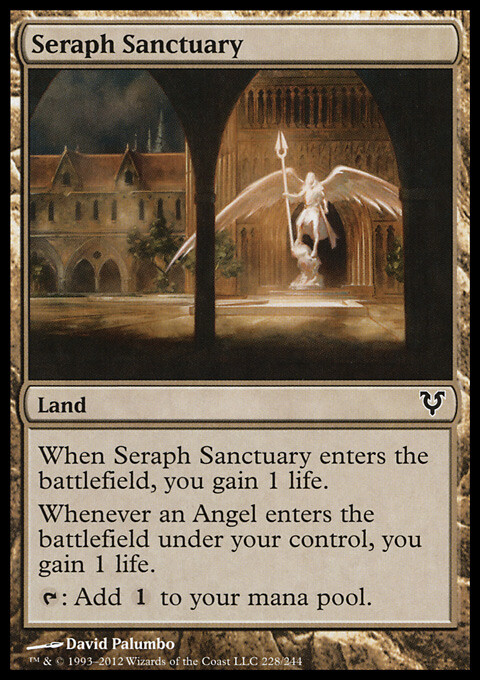 MTG Magic the Gathering Seraph Sanctuary (228/252) Avacyn Restored LP