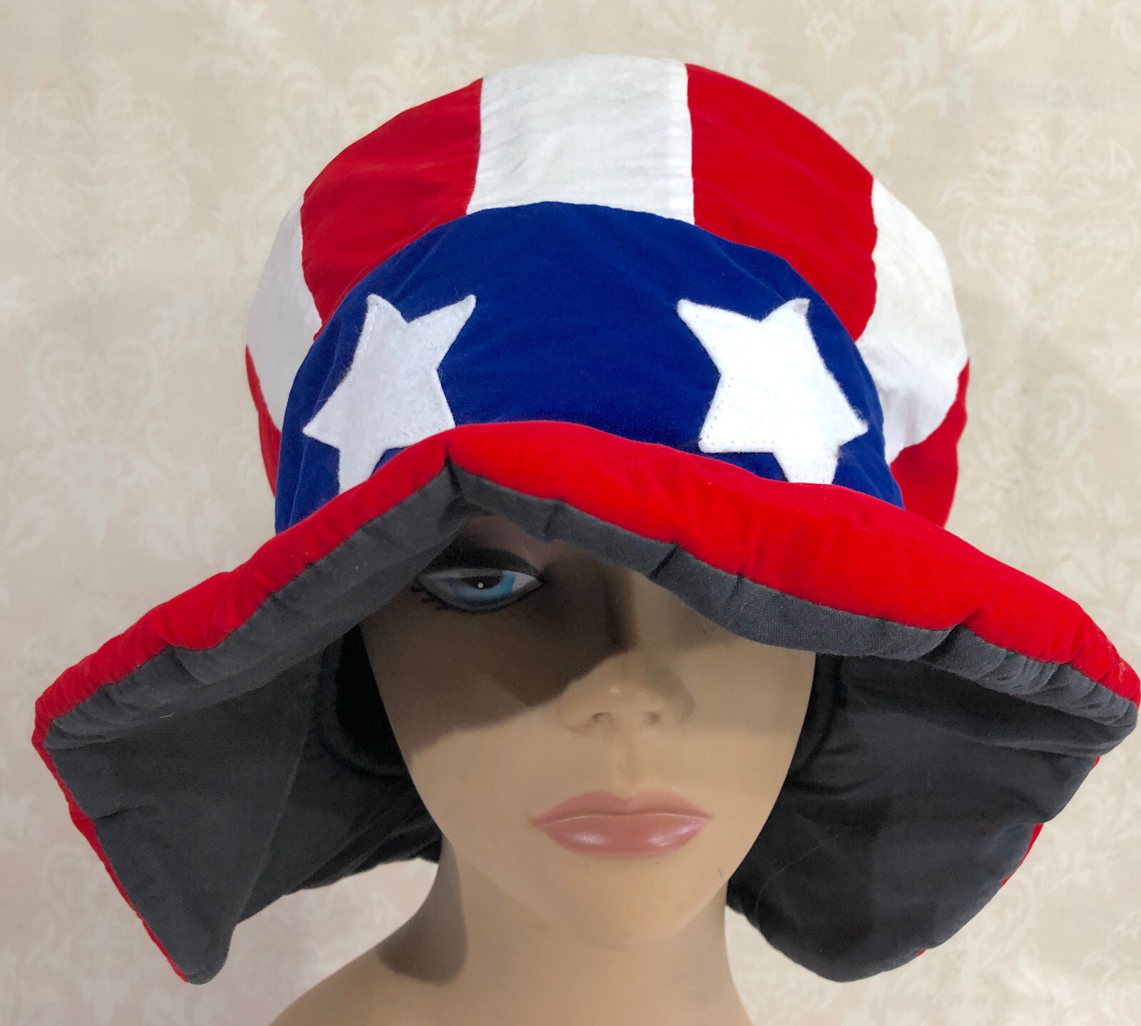 Novelty Patriotic Stars Stripes US Flag One Size Party Hat