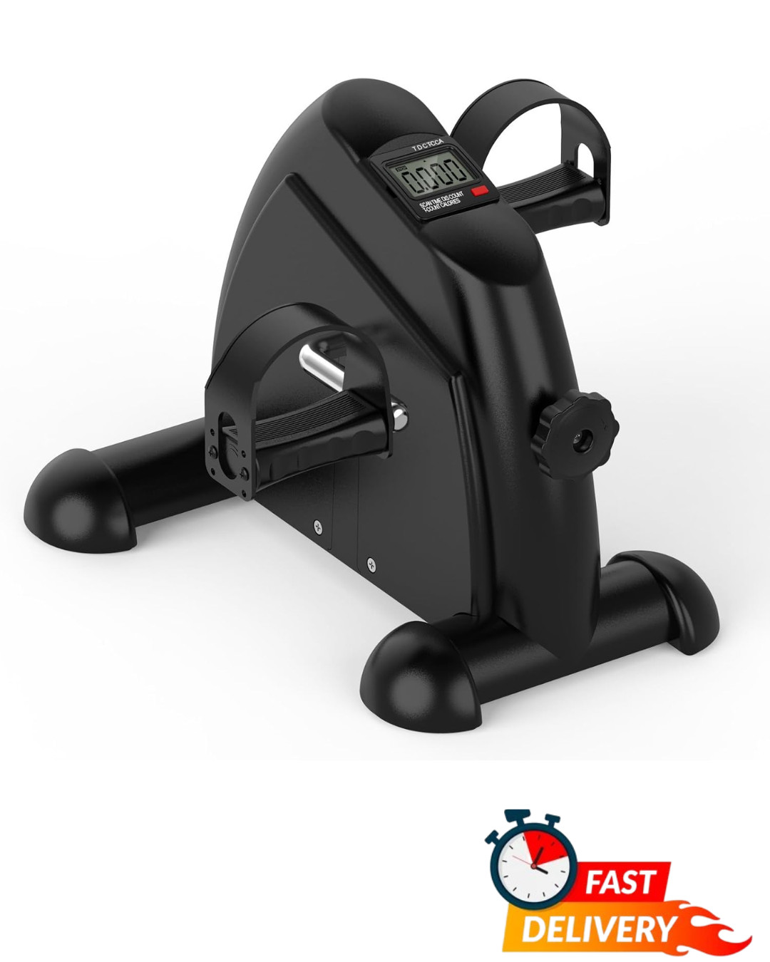 Under Desk Electric Elliptical Mini Leg Exerciser Seated Pedal Machine Remote