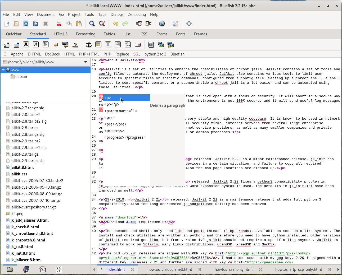 Bluefish Code Editor for Web Developers | HTML Editor | Free Shipping | DVD