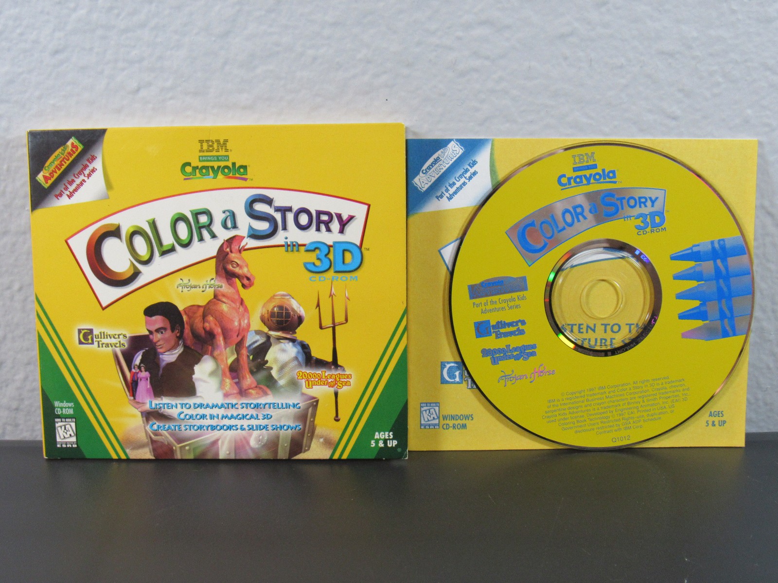 Vintage 1997 Crayola IBM Color A Story in 3D (CIB)