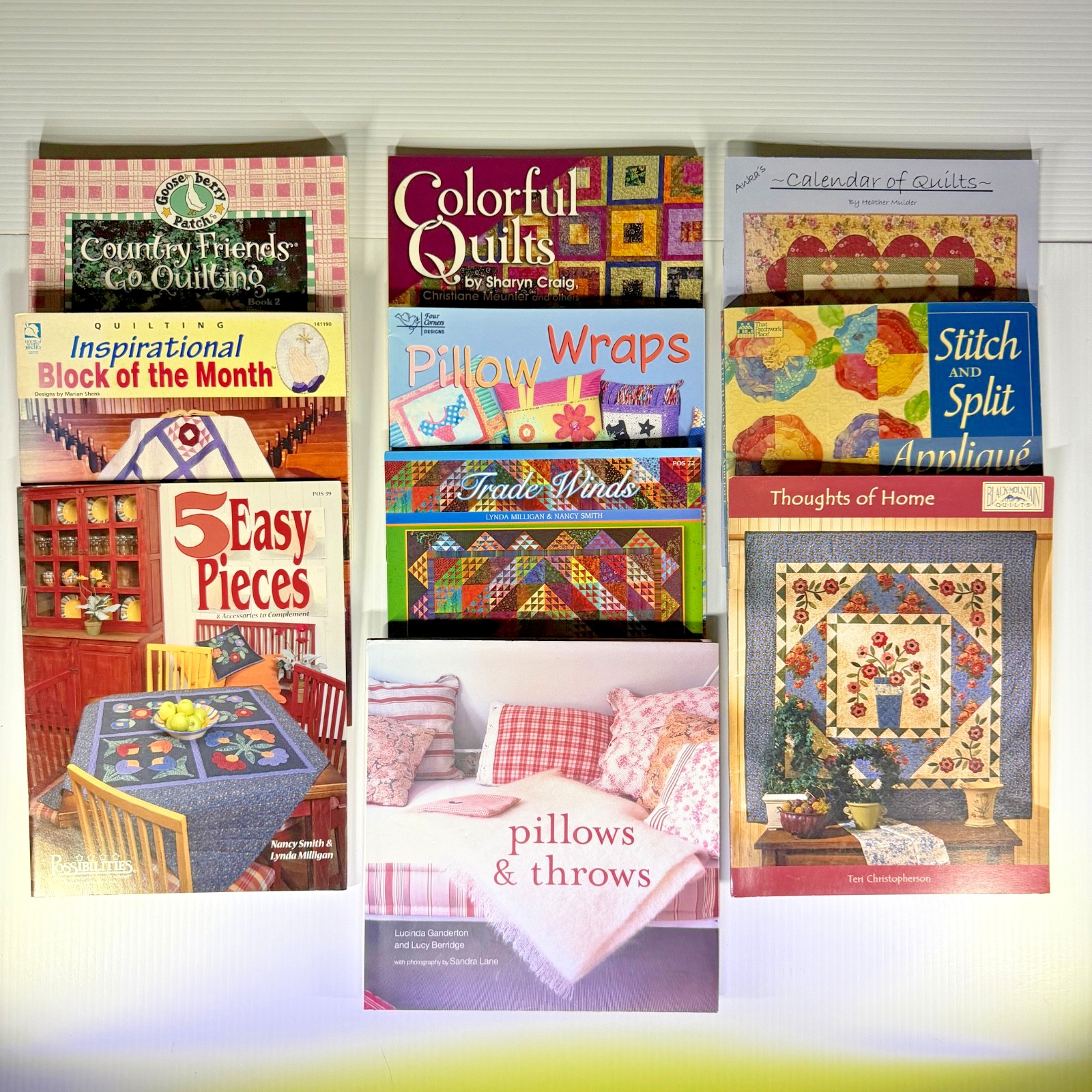 Quilting Quilt Book Magazine Lot Of 10 Ideas Variety Patterns Sewing Appliqué 3