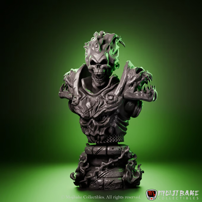 Dungeons and Dragons - HD Resin Print - Halloween Knight, Headless Horseman Bust