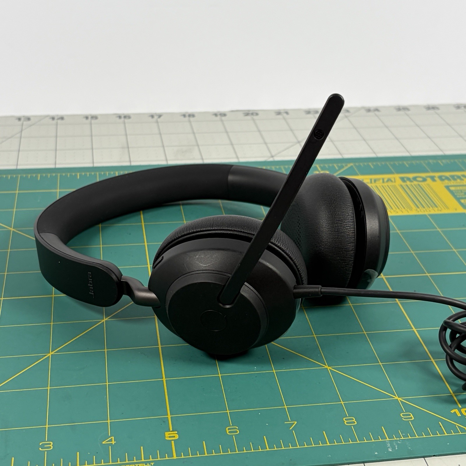 Jabra Evolve2 40 SE USB-C Wired Stereo Headset UC Noise Cancel Mic Tested