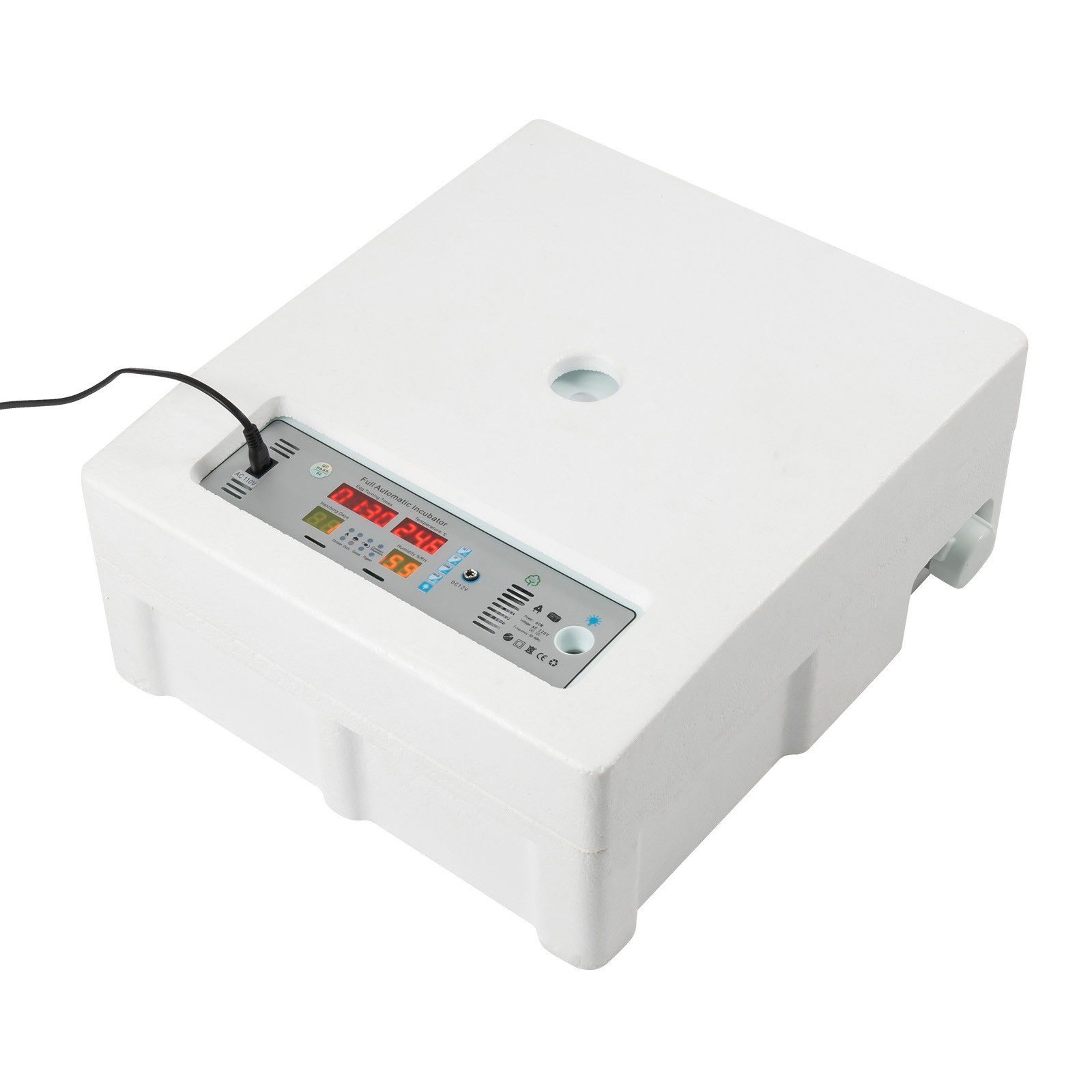 64 Eggs Incubator Digital Automatic Turning Hatcher Chicken Farm Hatching Eggs