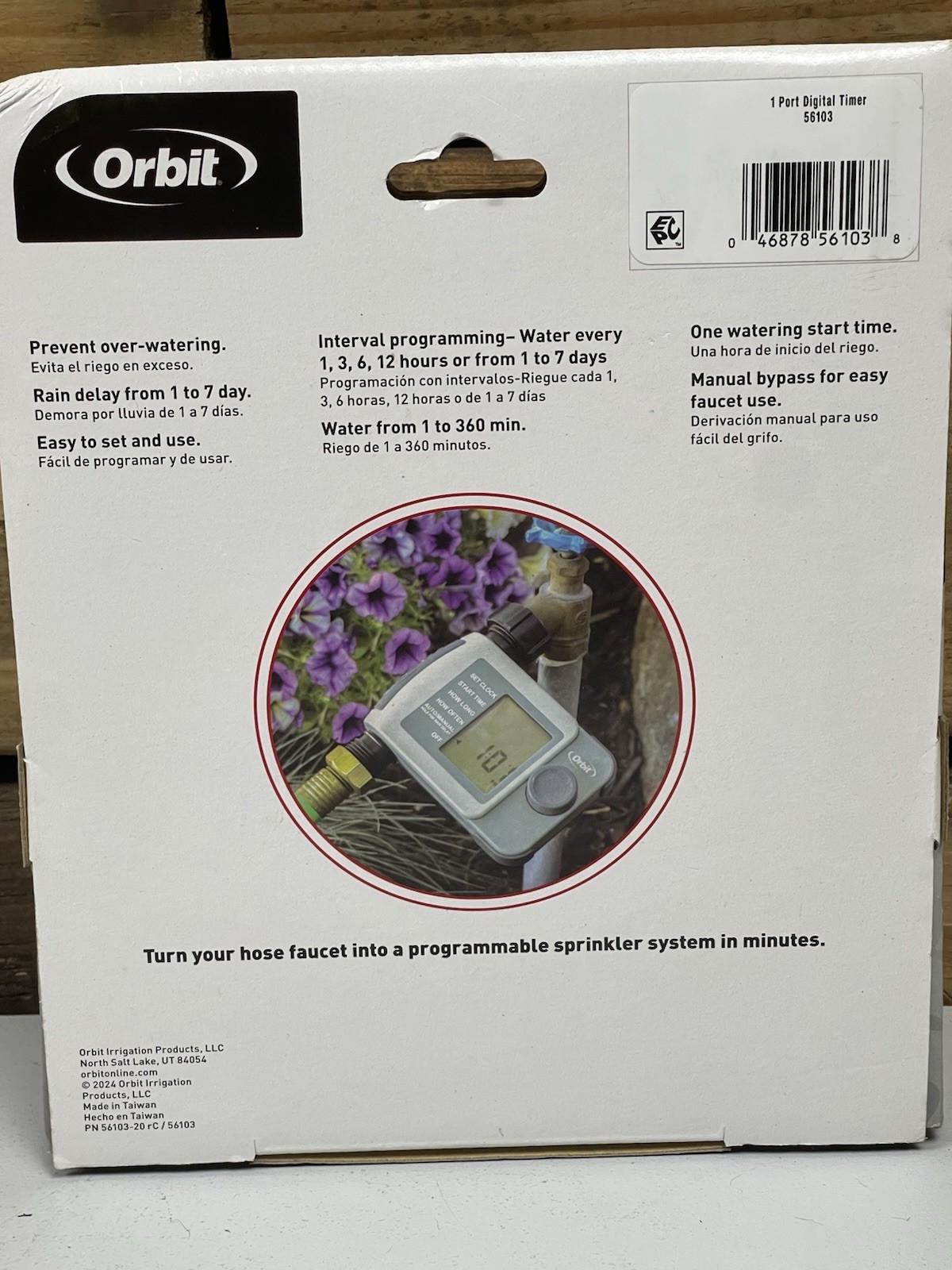 NEW Orbit Pro Contractor Grade 1-Port Programmable Watering Timer