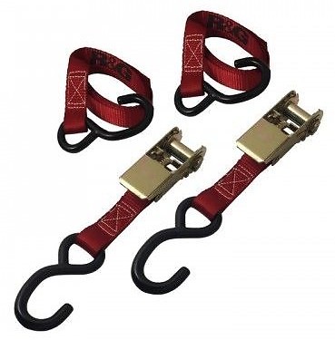 R&G Racing Ratchet Straps High Quality Motorcycle / Motorbike Tie Down Straps