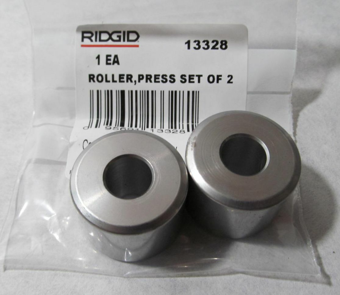 GENUINE RIDGID 13328 SET 2 PRESS ROLLERS 320-E HYDRAULIC PRESSING/ CRIMPING TOOL
