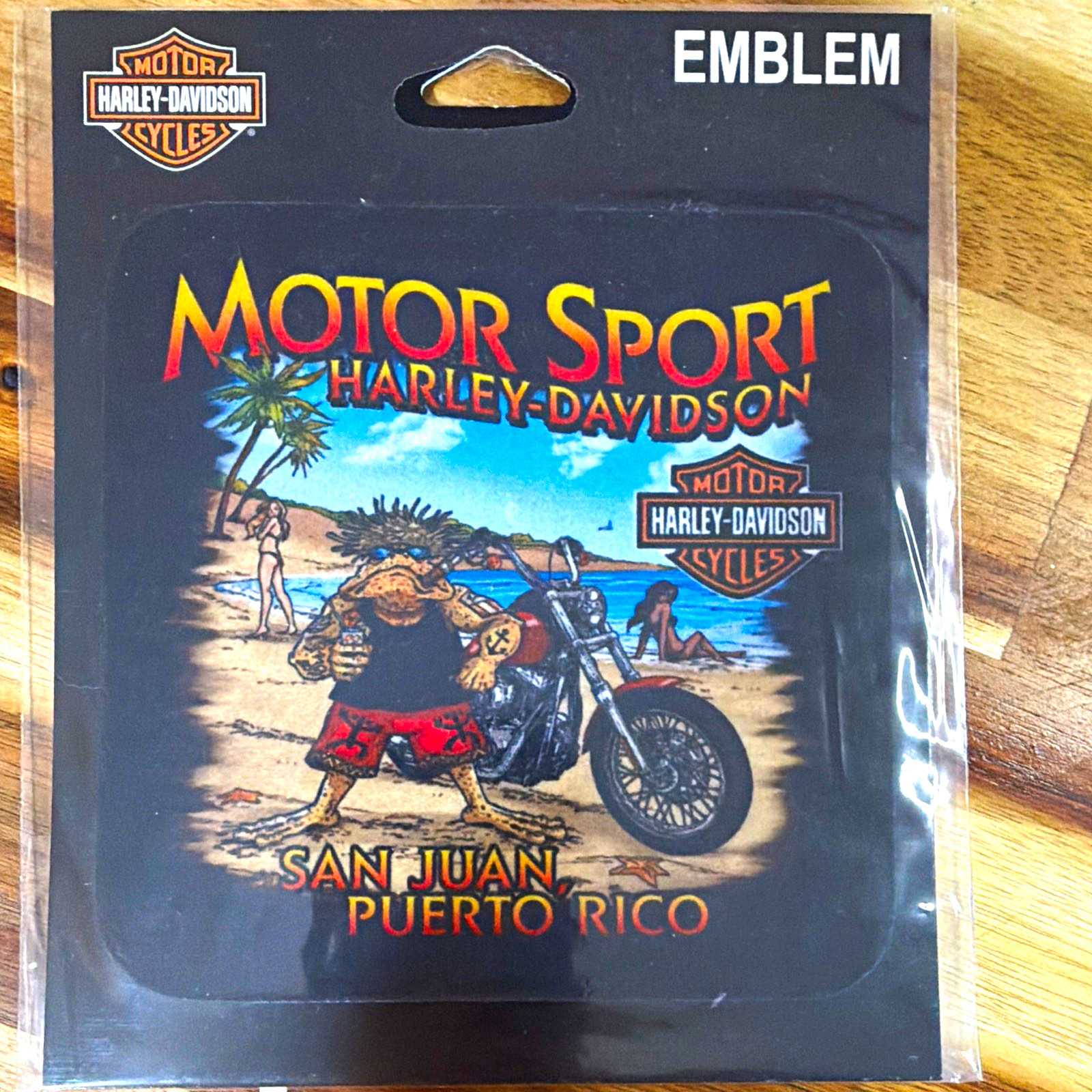 Harley-Davidson Motor Sport San Juan Puerto Rico Emblem Patch
