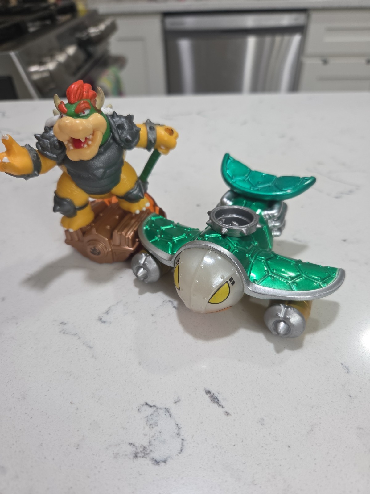 Activision Skylanders Super Charger Clown Cruiser Vehicle & Bowser Figure Combo