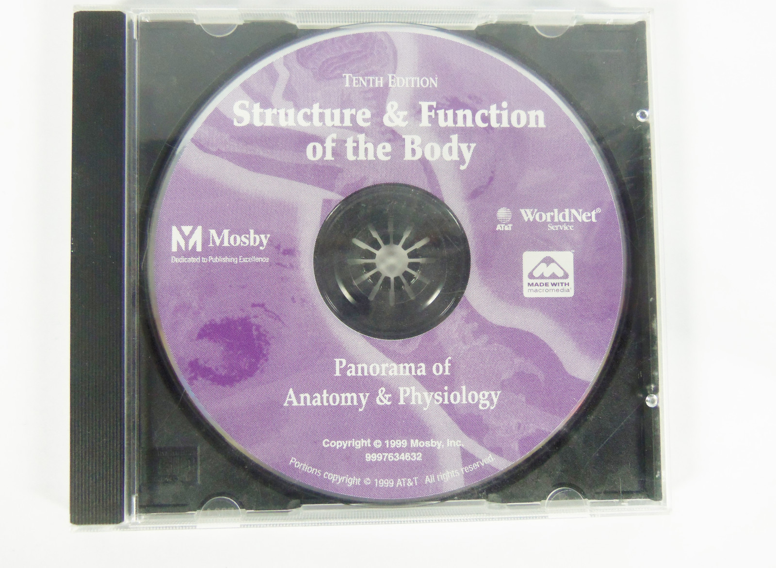 Mosby's Structure and Function Of The Body 10th Edition With CDROM Disc Only