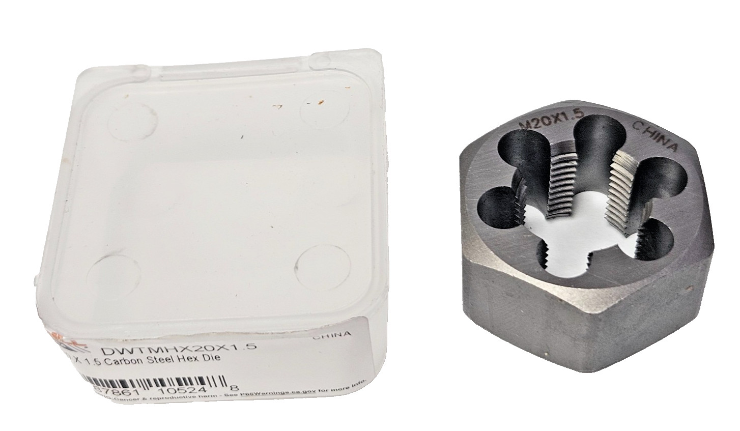 M20 X 1.5 20MM Metric Hex Rethread Die RH DWTMHX20X1.5 CS 1.4" by Drill America