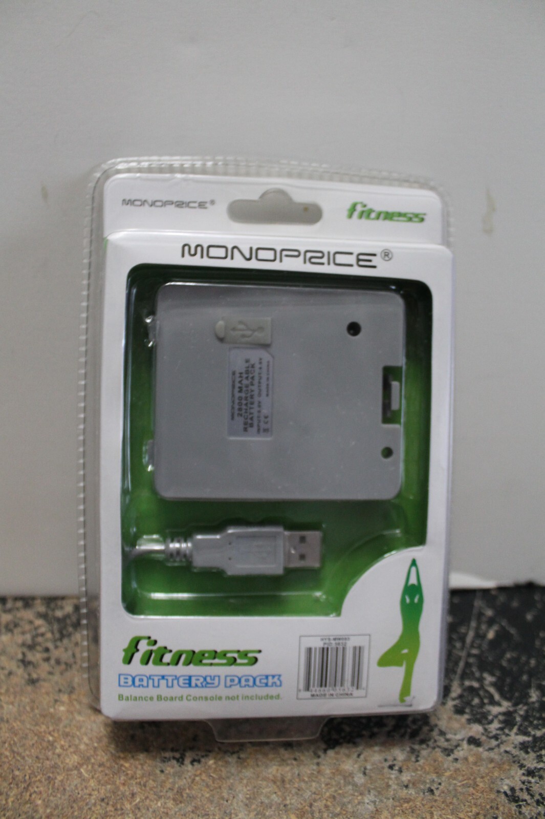 Rechargeable Battery Pack for Ninteno Wii Fitness Balance Board (Monoprice) NEW