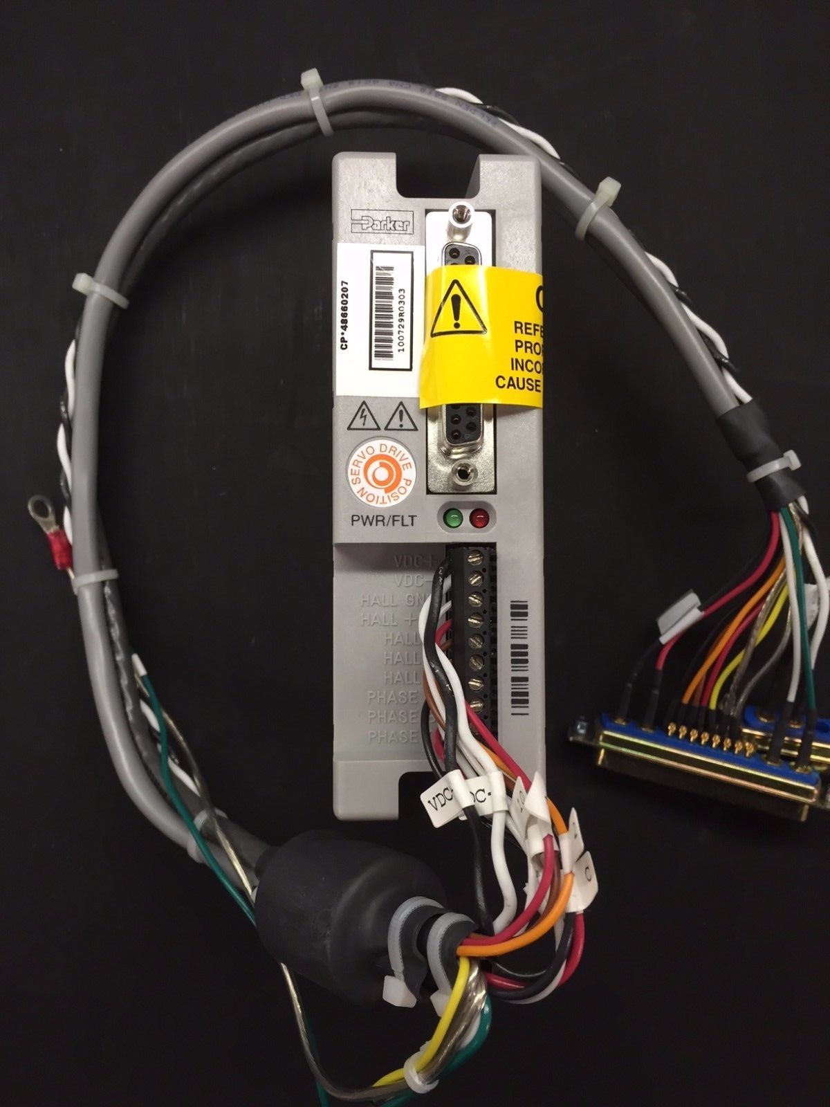 Universal Instruments 48660207 Servo Assembly Parker 770X-CBL-12151
