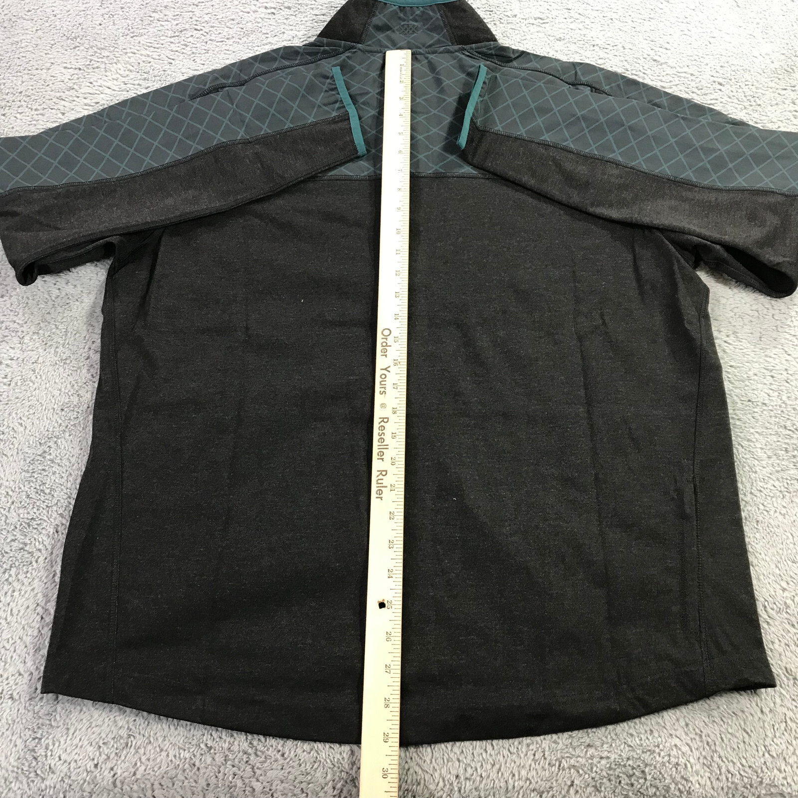 Rhone Jacket Mens Large Peloton Tech Terry Full Zip 100047 Teal Performance