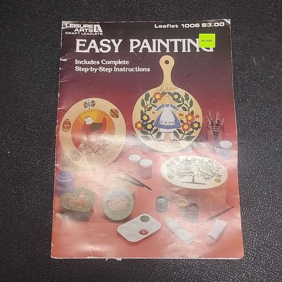 Vintage 1984 Leisure Arts Easy Painting Crafts Leaflet #1006