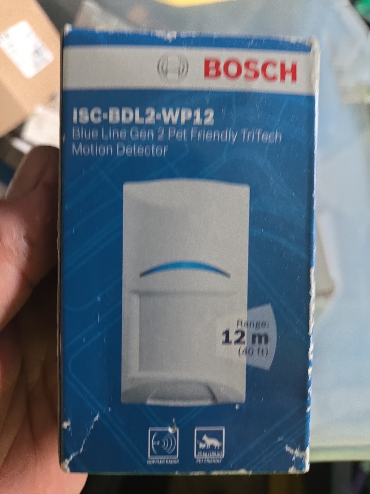 Bosch ISC-BDL2-WP12G Line Gen2 Motion Detector PIR and Microwave, 40' (12m), Blu