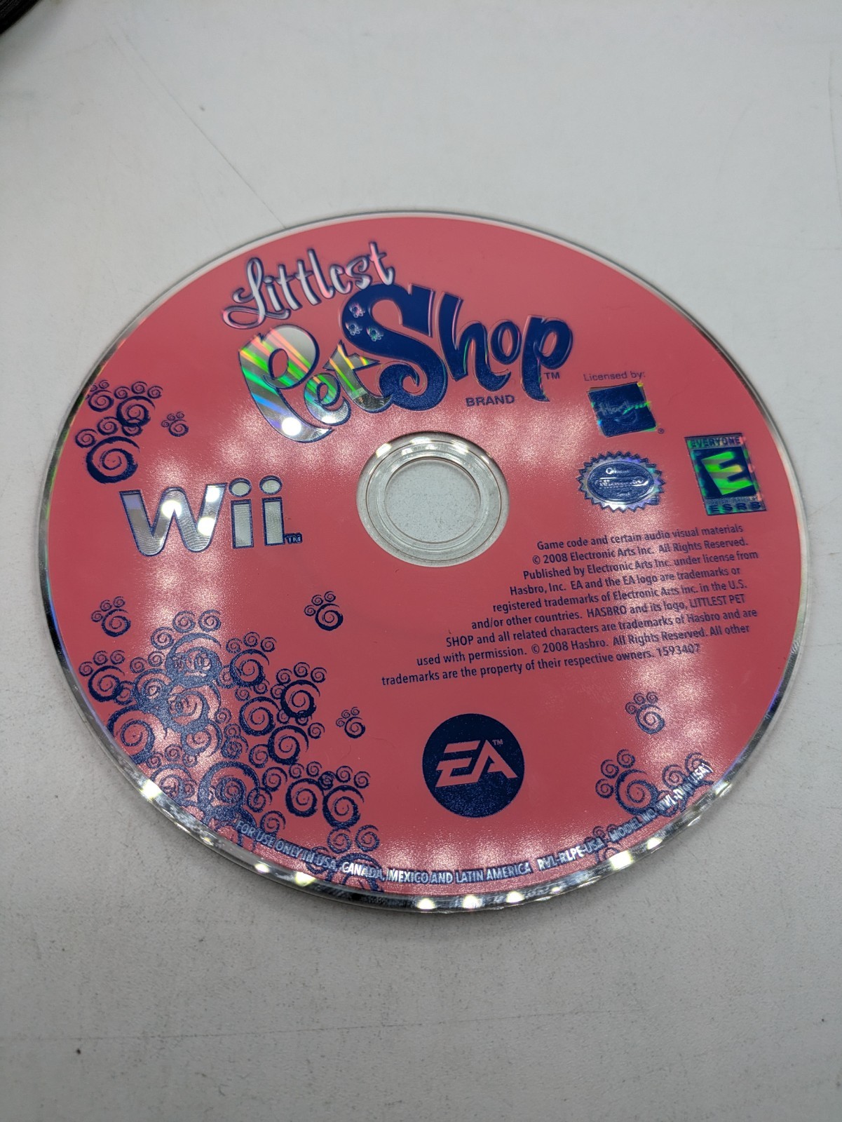 Littlest Pet Shop (Nintendo Wii, 2008) - DISC ONLY 3339