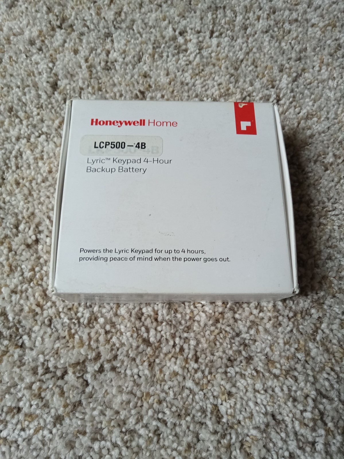 Honeywell Lyric Controller 4-Hour Battery (LCP500-4B) NEW SEALED