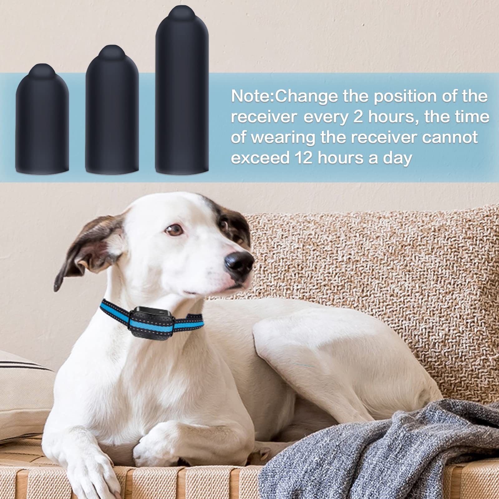 24 Pcs Dog Shock Collar Rubber Tips,training Collar Replacement Parts