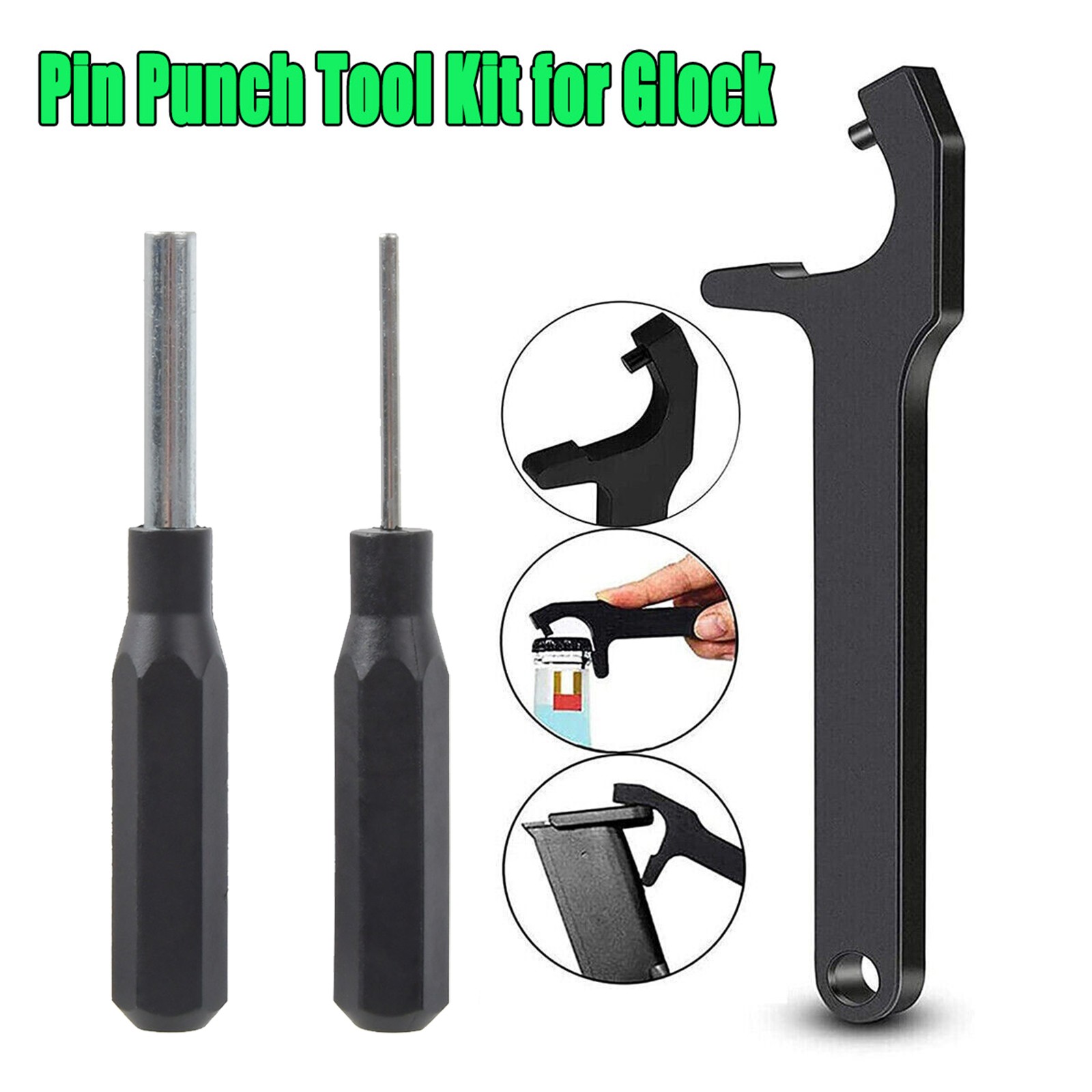 Front Sight Tool Kit Mag Plate Removal Pin Punch For Glock 17 19 26 34 35 36 40