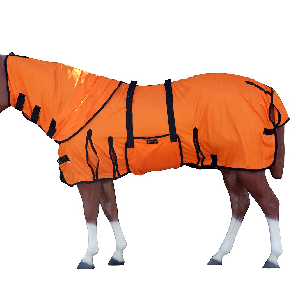 HILASON Horse Fly Sheet UV Protect Breathable Mesh Bug Mosquito Spring | Summer