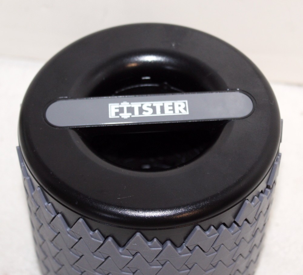Fitster Collapsible Expandable 13" Exercise Massage Wheel Roller ~ New No Box