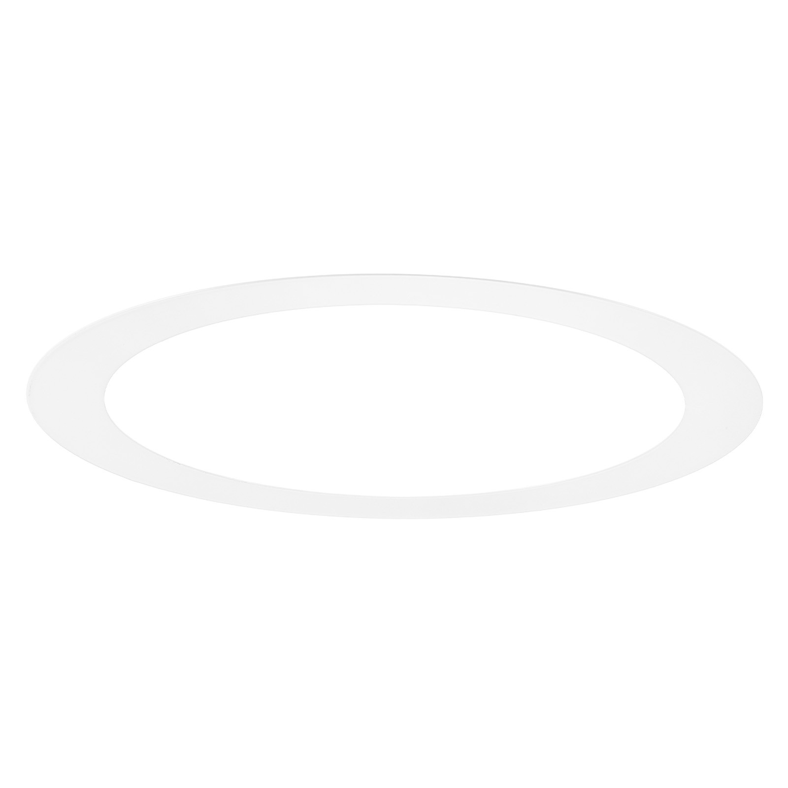 1-Pack 5.9" ID 7.5" OD Steel Goof Rings for 6 Inch Recessed Lights, White