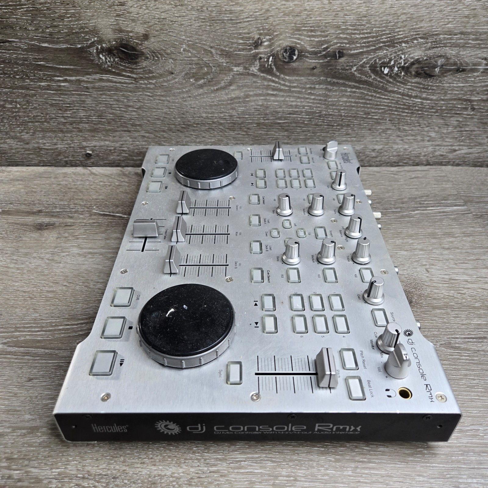 Hercules DJ Console RMX DJ Controller 4-In/4-Out USB Audio Interface w/ Carrying
