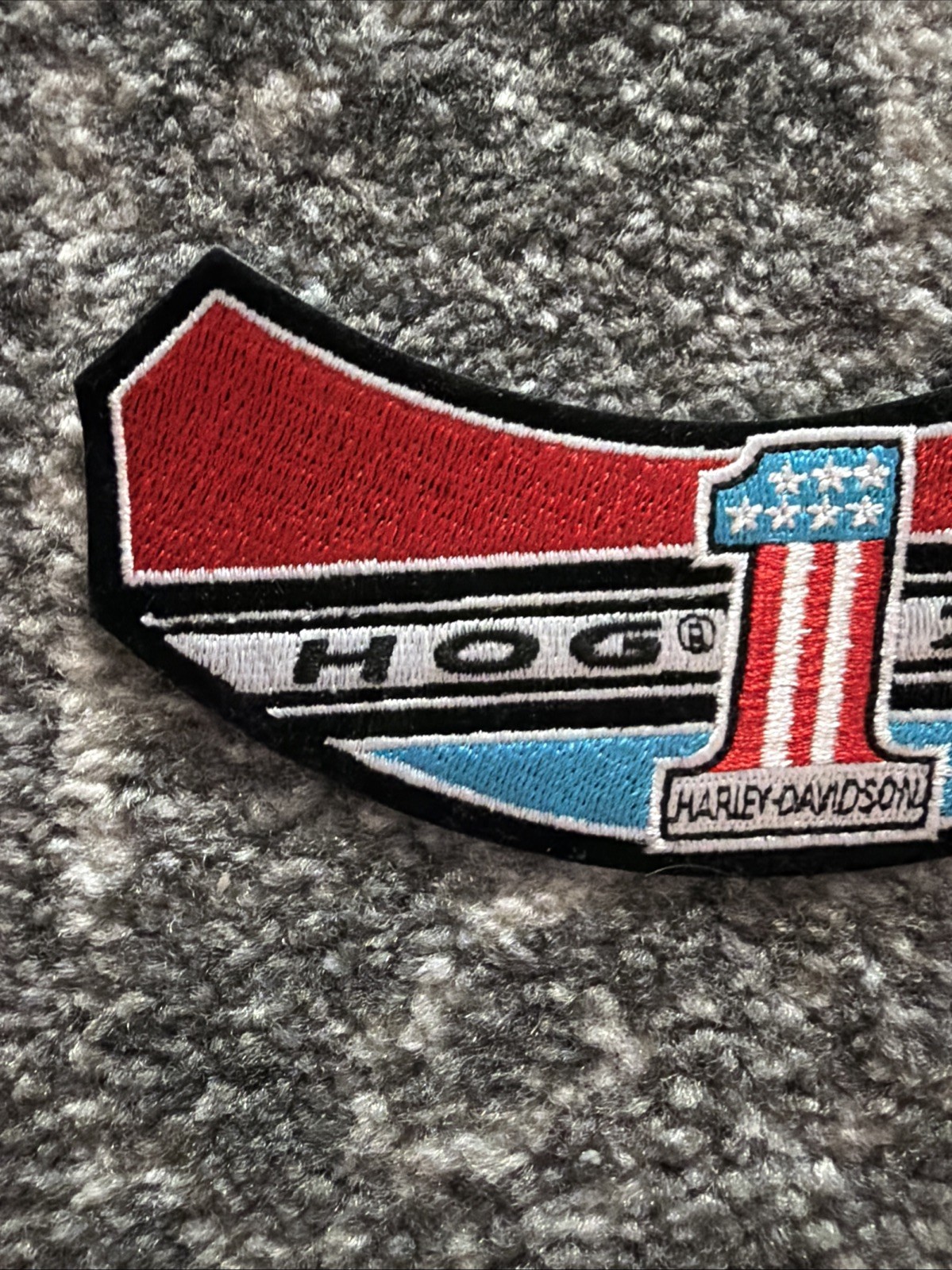 HARLEY DAVIDSON OWNERS GROUP 2010 HOG VEST JACKET PATCH FLAG 1