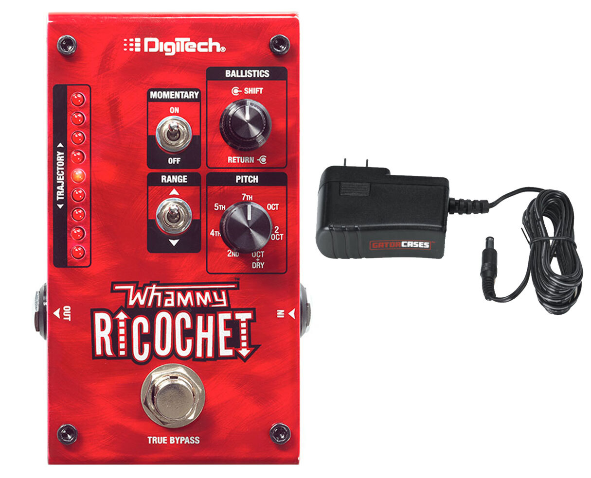 Digitech Whammy Ricochet + Gator 9V Power Supply Combo