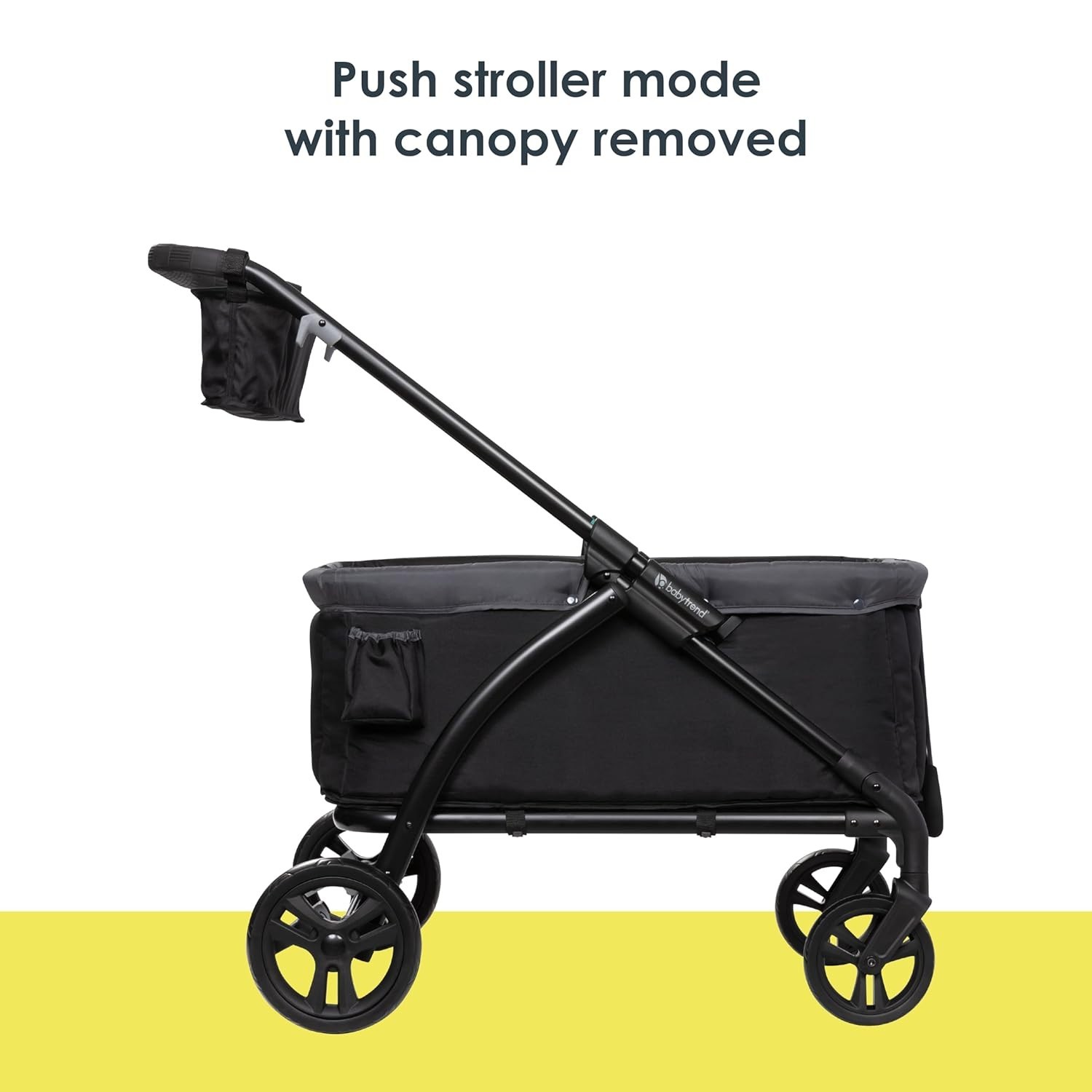 Versatile Expedition Stroller Wagon 2 Seating Options Foldable Canopy 2 Kids