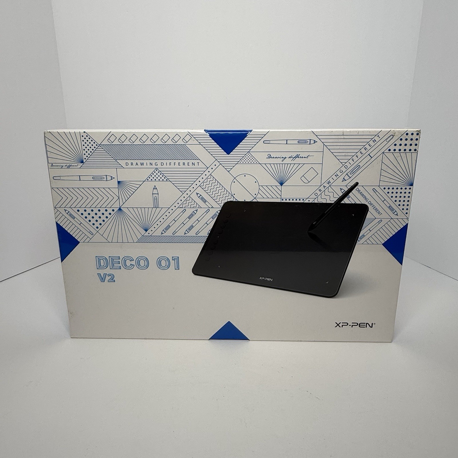 XP-PEN Deco 01 V2 Graphics Drawing Tablet Brand New Factory Sealed