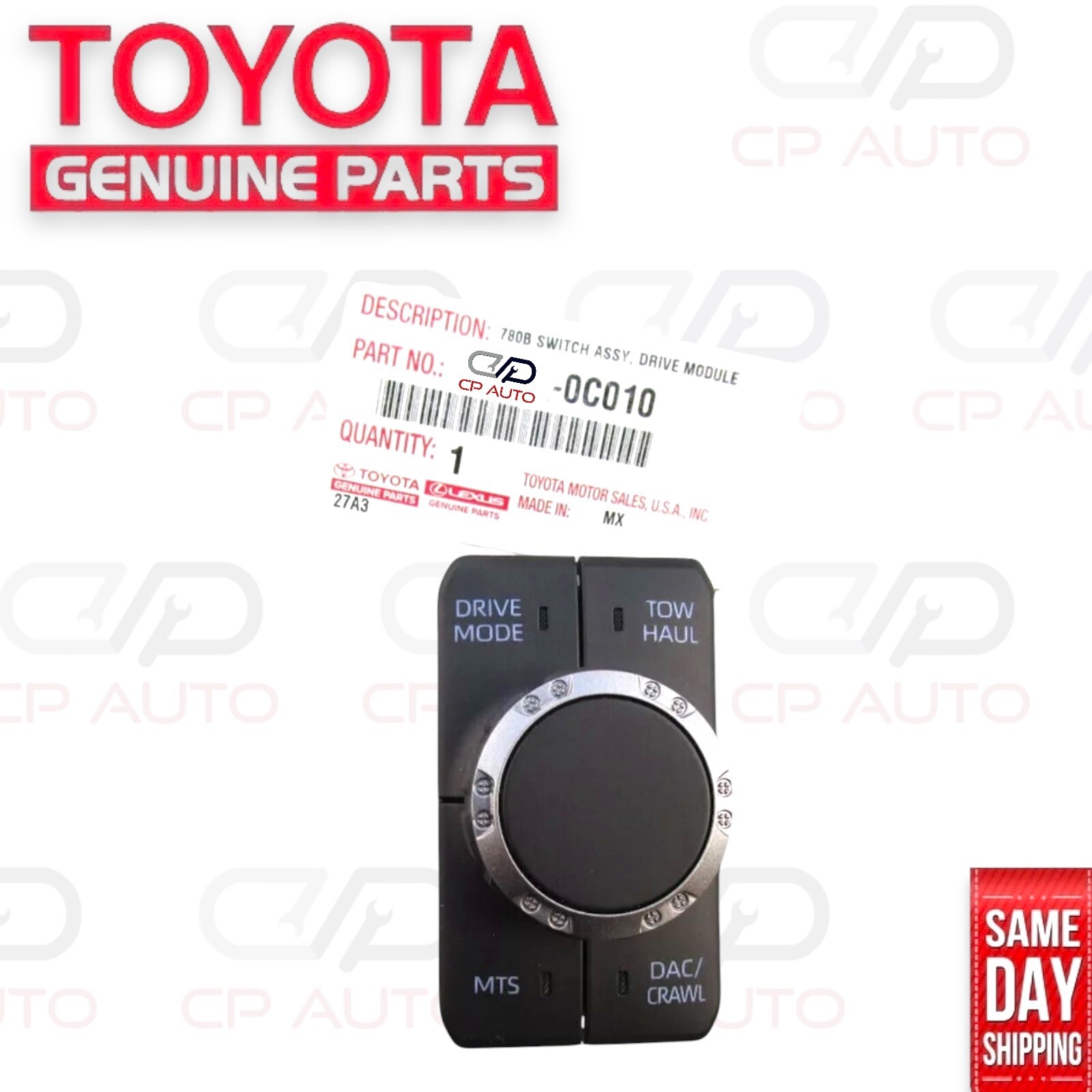 22 - 25 TOYOTA TUNDRA SR5 LIMITED TRD PRO OFF ROAD MULTI SELECTOR SWITCH OEM NEW