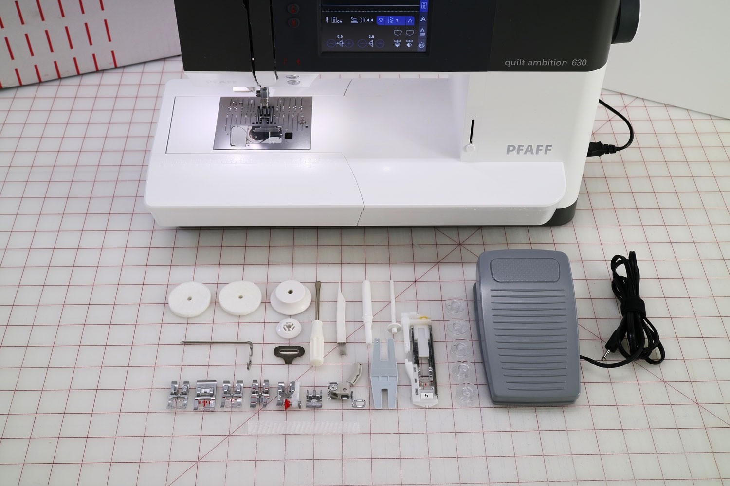 PFAFF Quilt Ambition 630 Sewing Machine IDT System Touchscreen