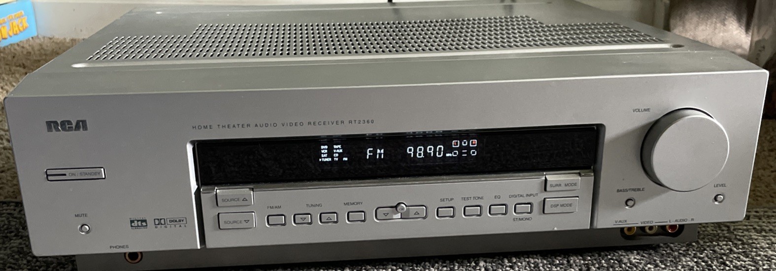RCA RT2360 Home Theater Audio Video Receiver Digital Surround - TESTED WORKING