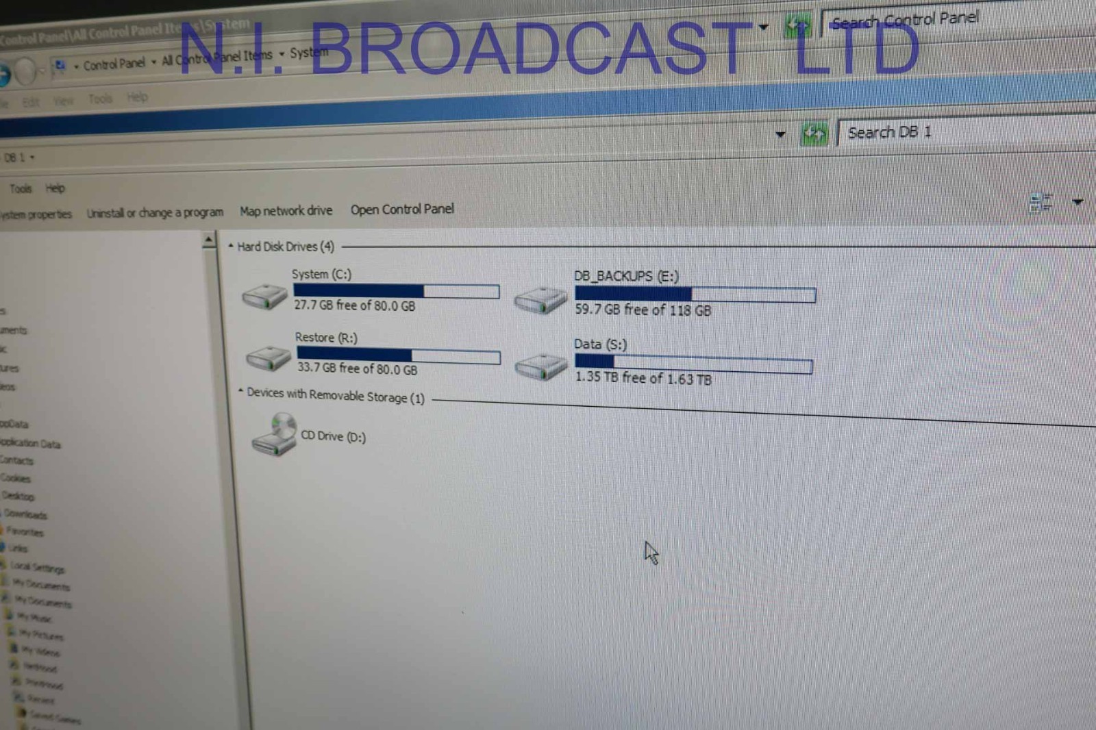 EVS DB server with IP director lice, IP engine, X square  (ref 2)