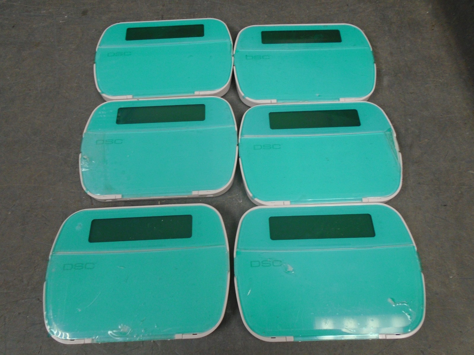 Lot of 6 DSC HS2LCD N V1.35 TXT L81 EFSP 70010037 Keypads