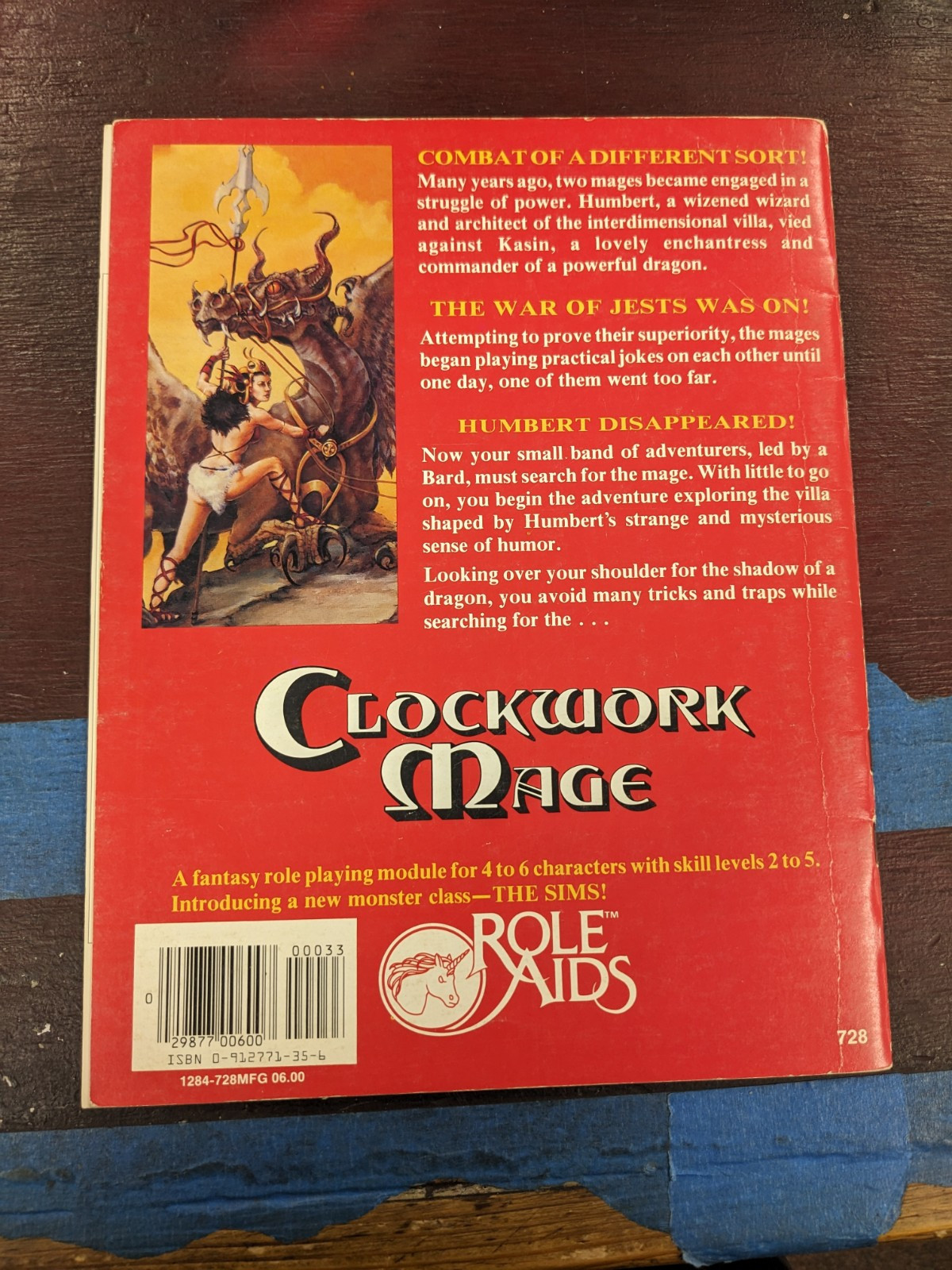 Clockwork Mage W Map Detached Role Aids 728