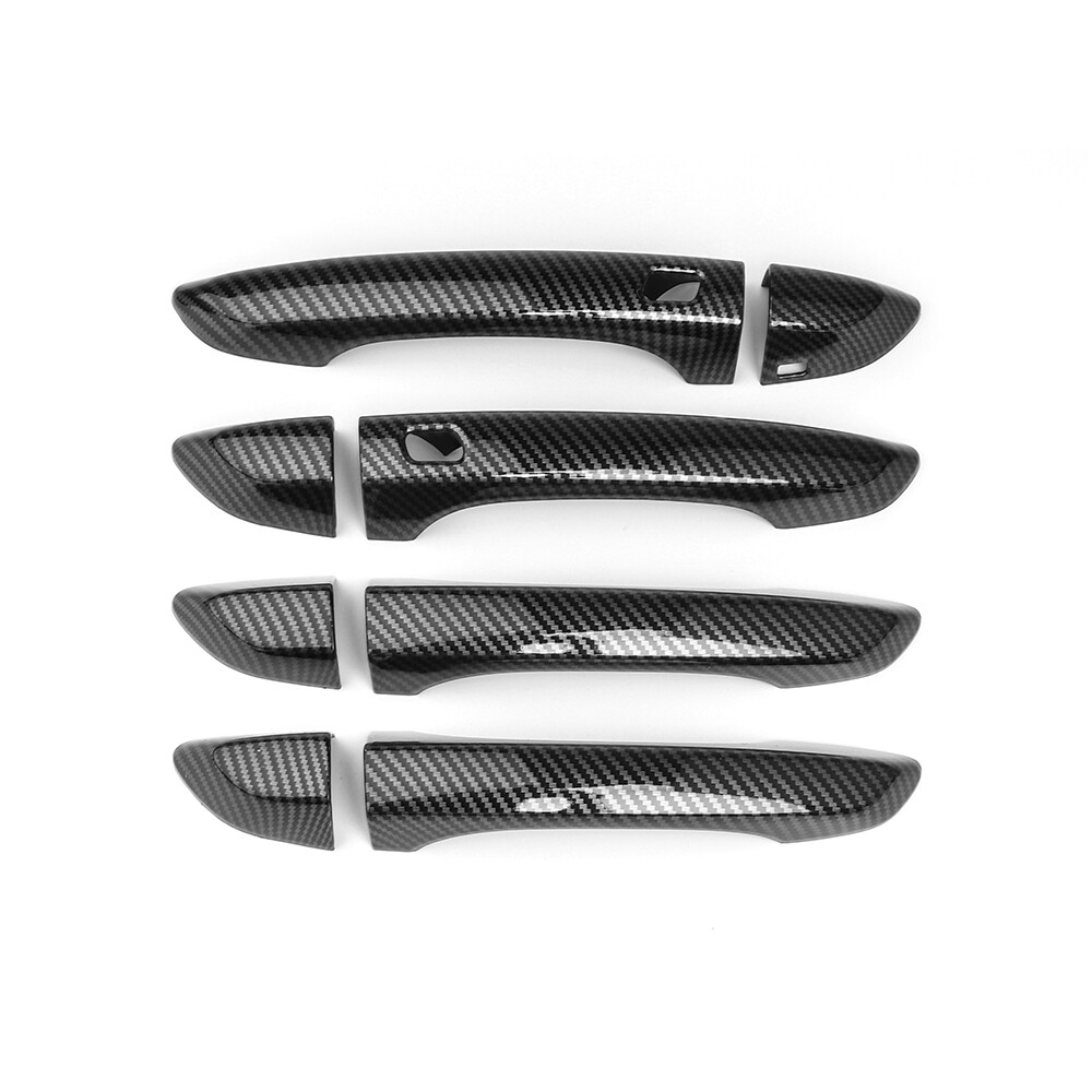US Carbon Fiber ABS Door Handle Cover Trim For Genesis G70 2019-2025 Accessories
